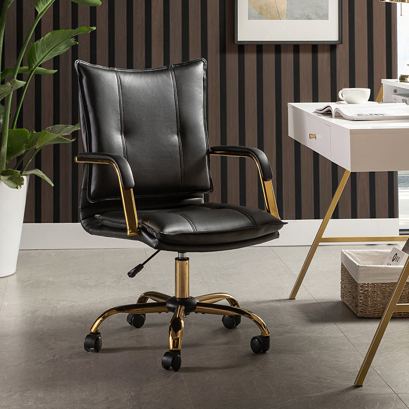 Michele Vegan Leather Adjustable Task Chair
