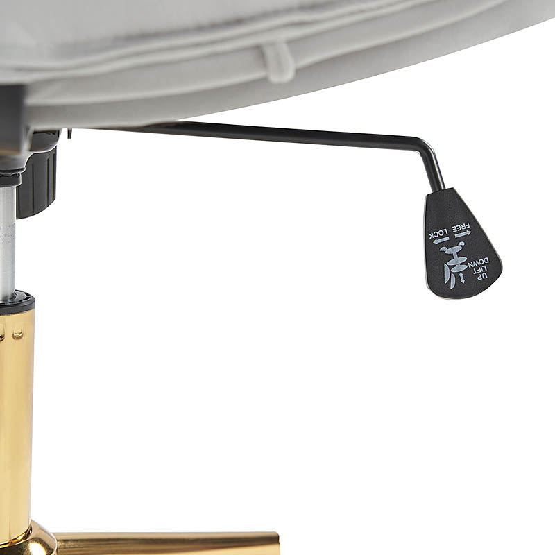 Norm Modern Flannel Adjustable Office Chair