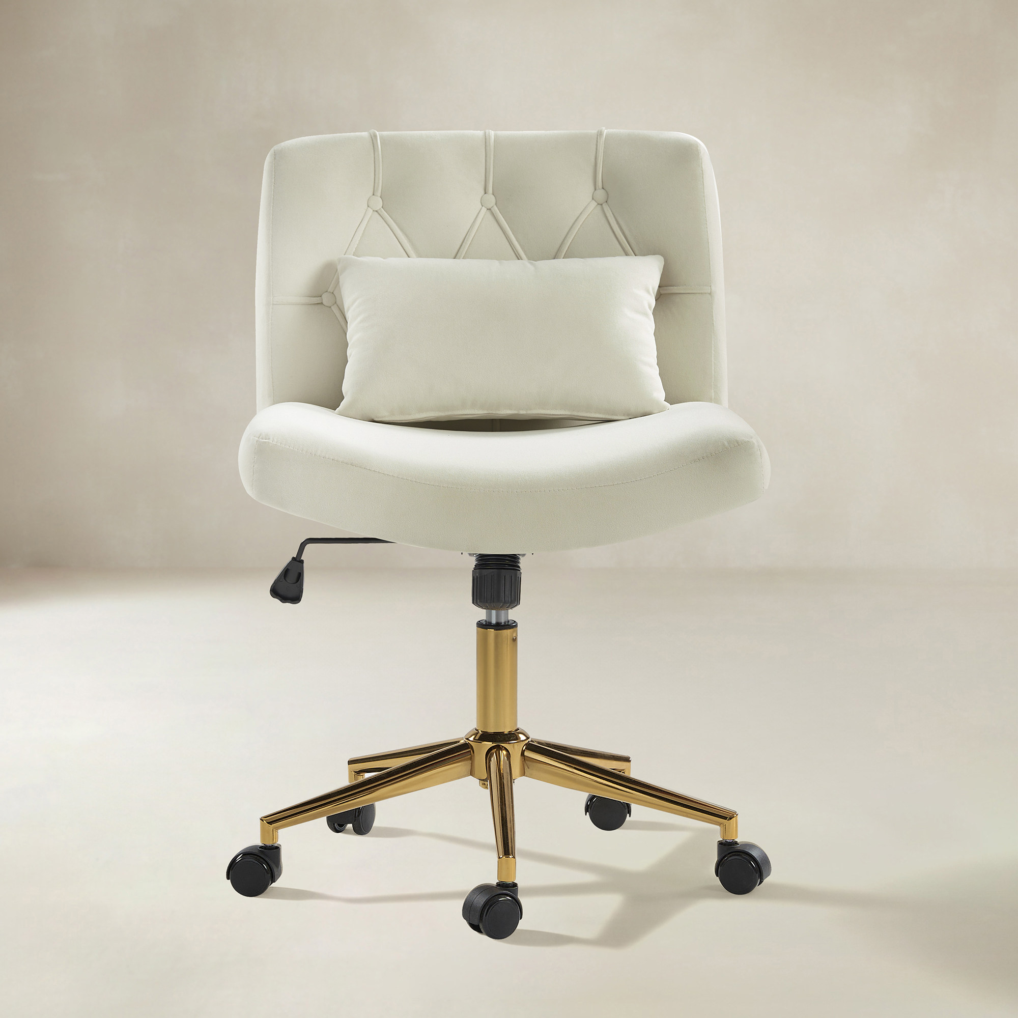 Norm Modern Flannel Adjustable Office Chair