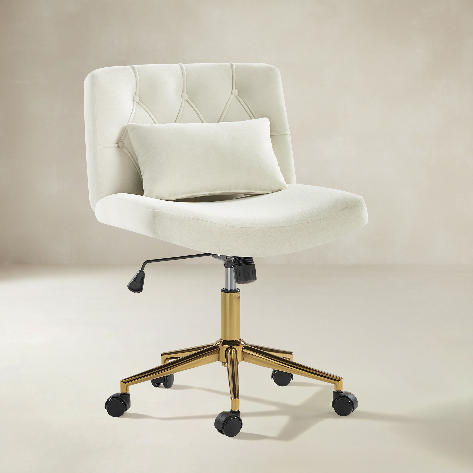 Norm Modern Flannel Adjustable Office Chair