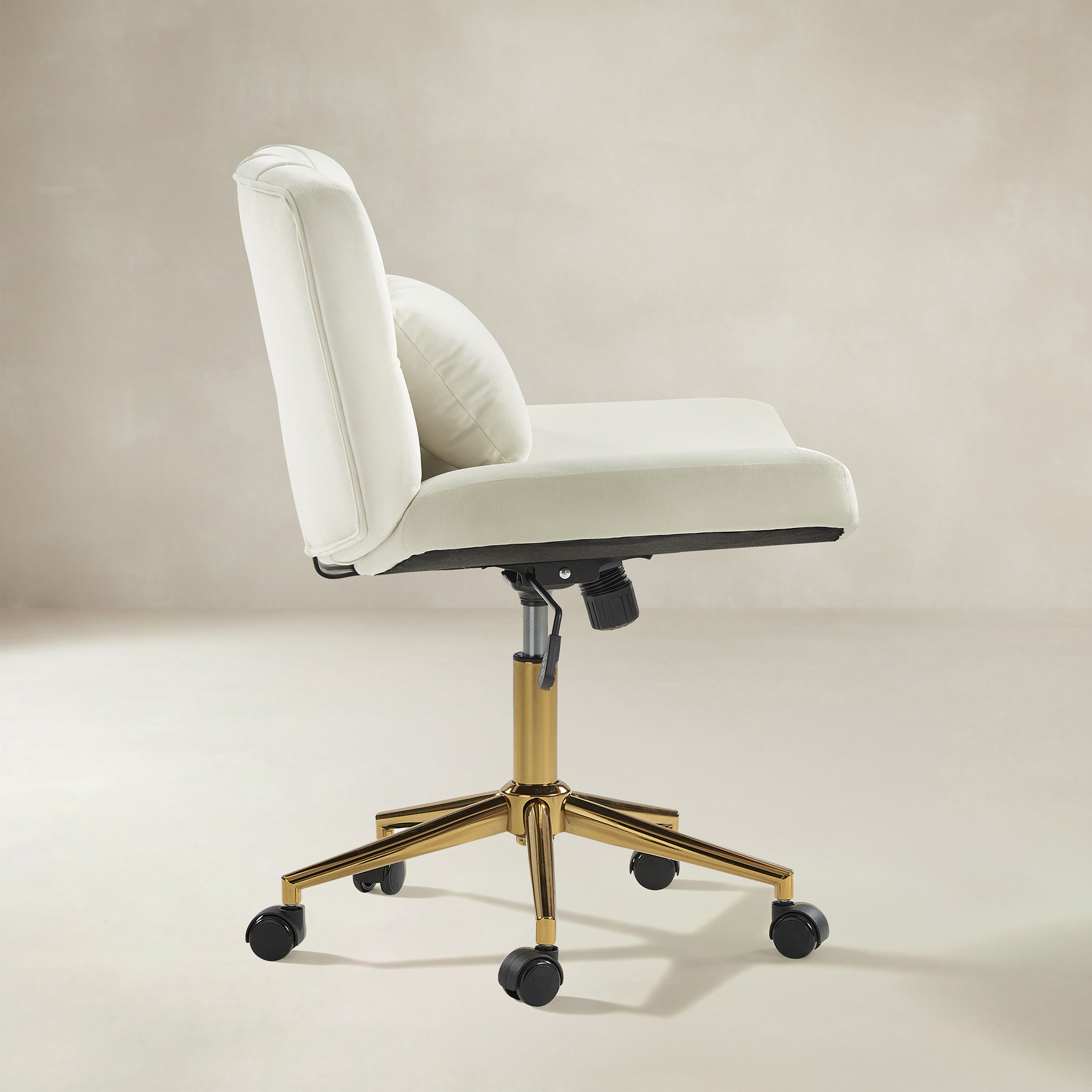 Norm Modern Flannel Adjustable Office Chair