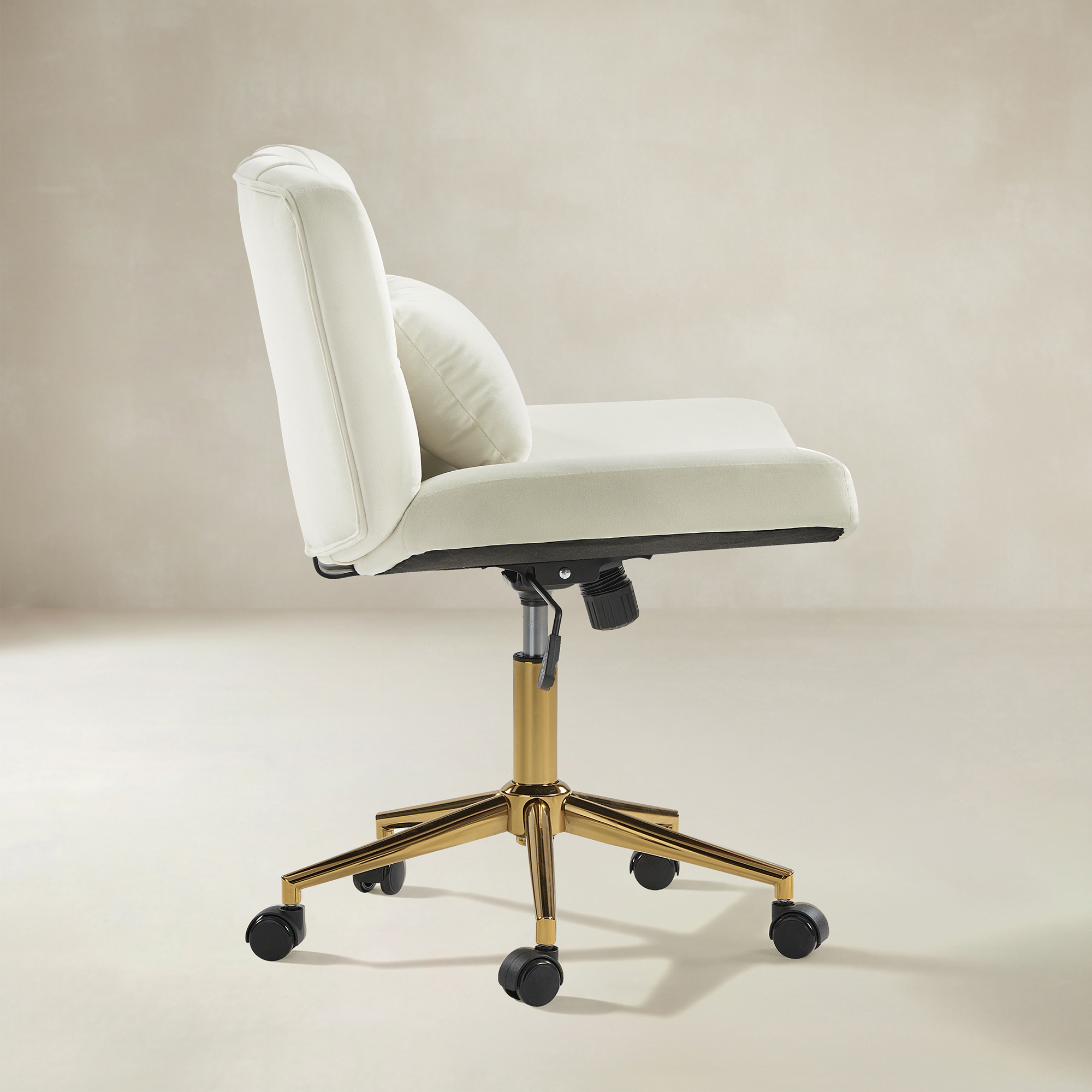 Norm Modern Flannel Adjustable Office Chair