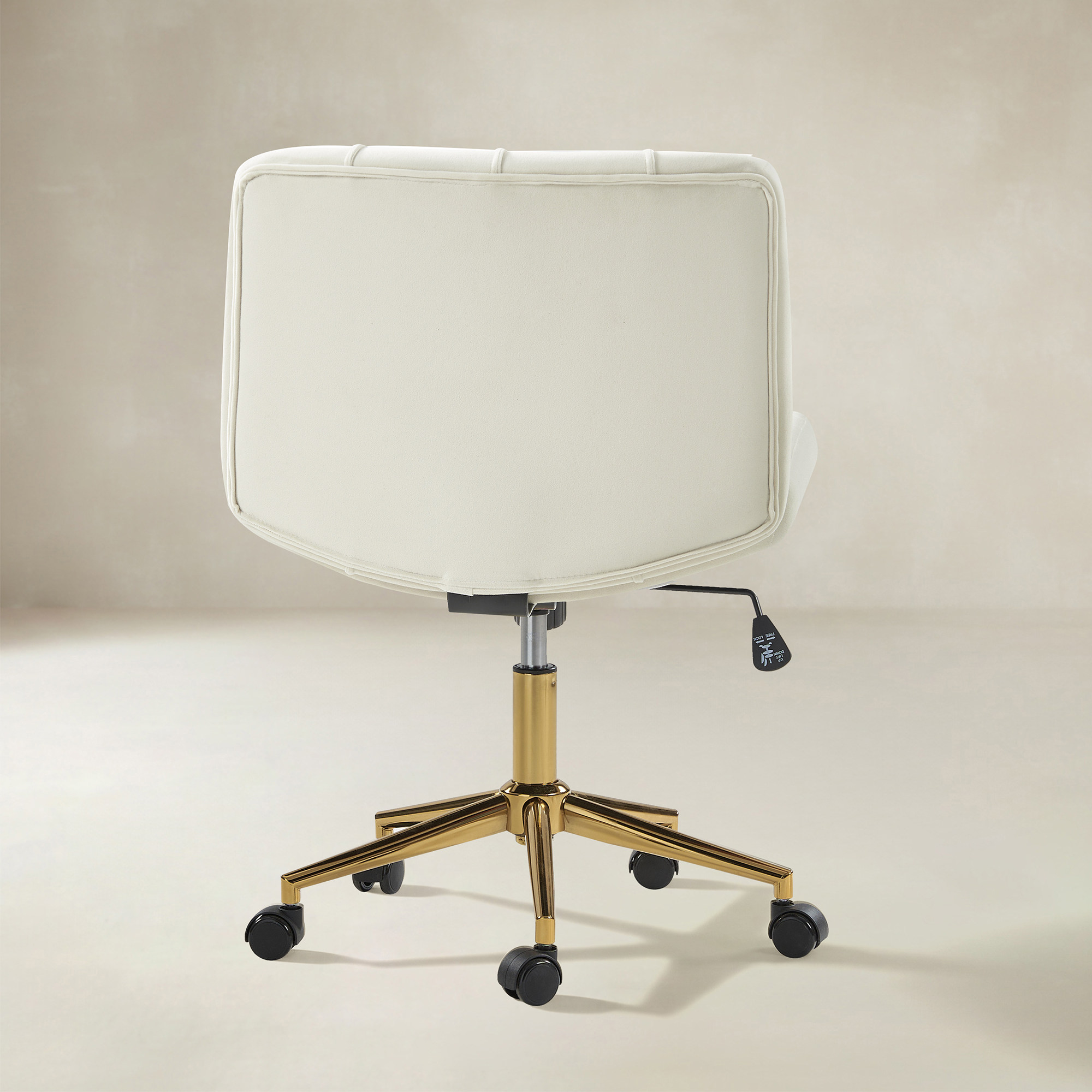 Norm Modern Flannel Adjustable Office Chair