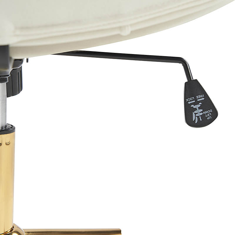 Norm Modern Flannel Adjustable Office Chair