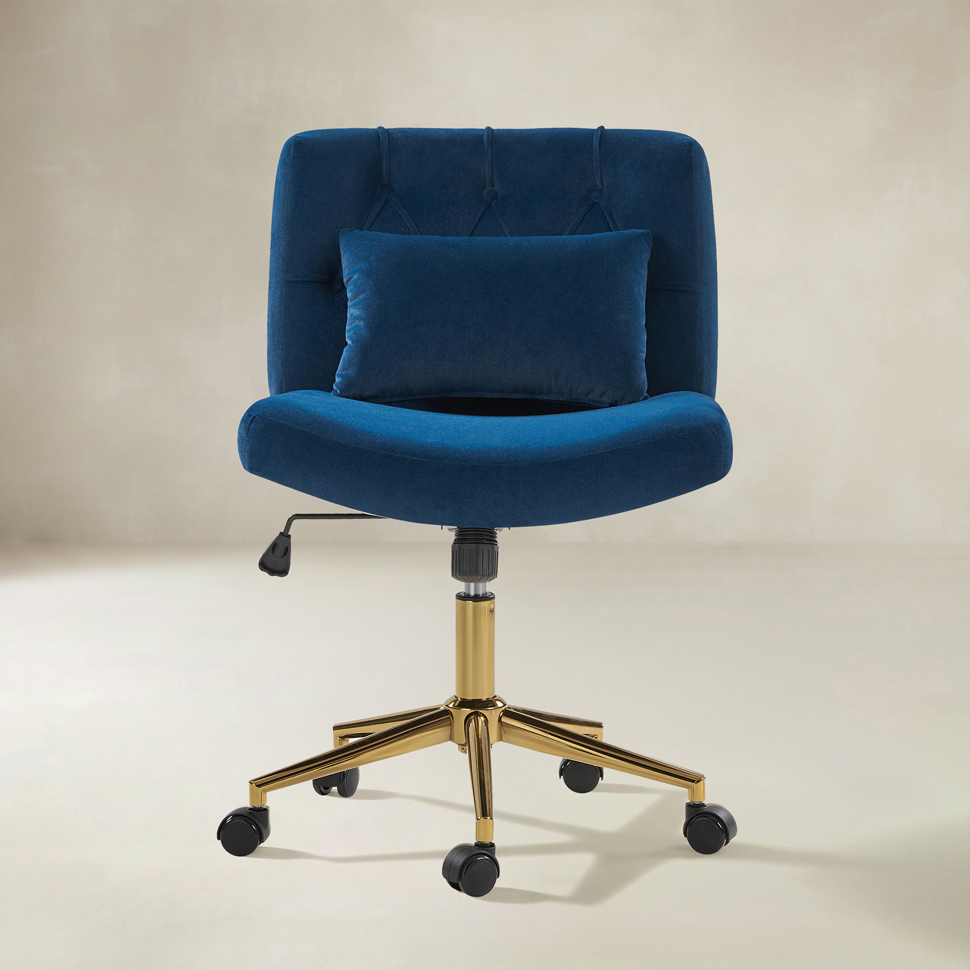 Norm Modern Flannel Adjustable Office Chair