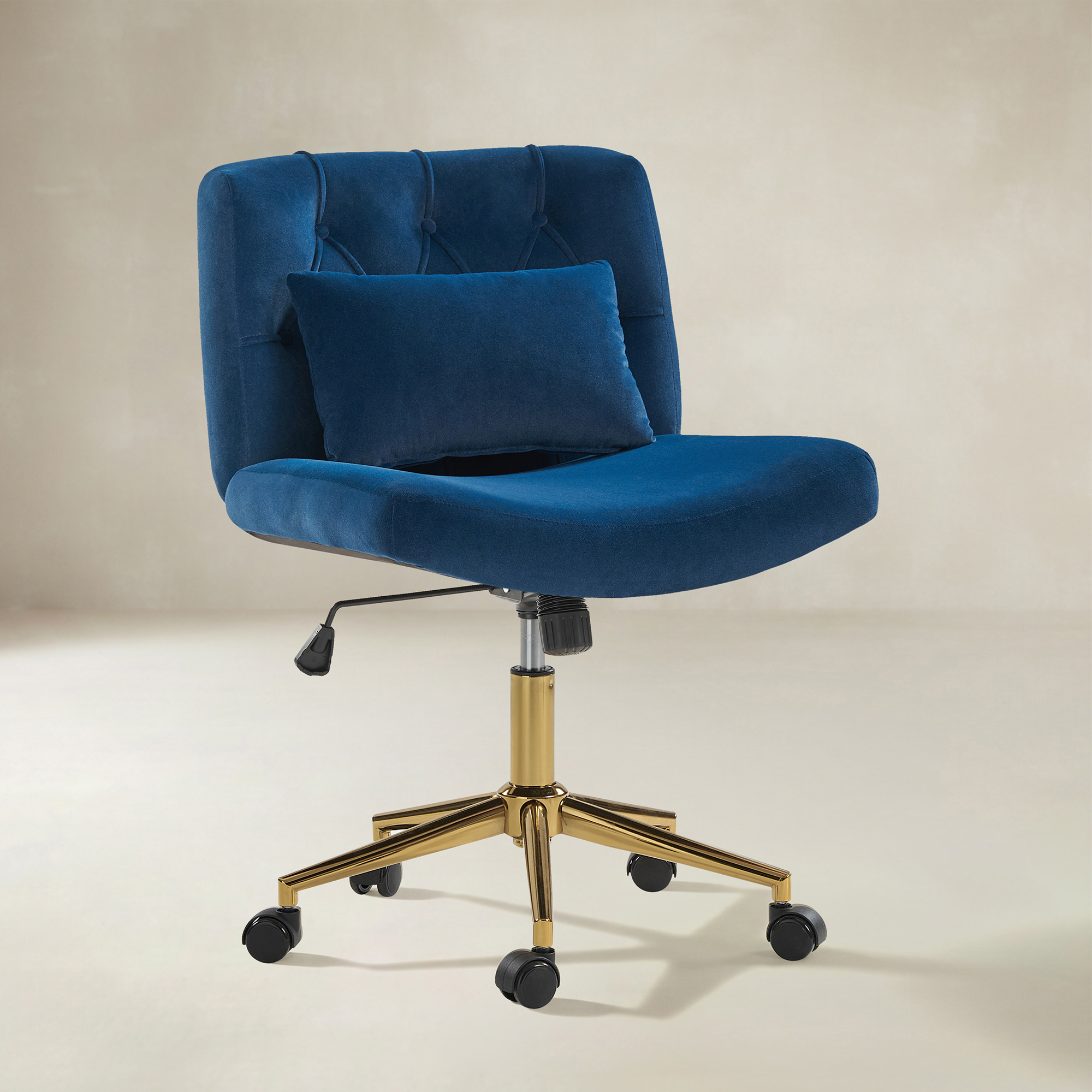 Norm Modern Flannel Adjustable Office Chair