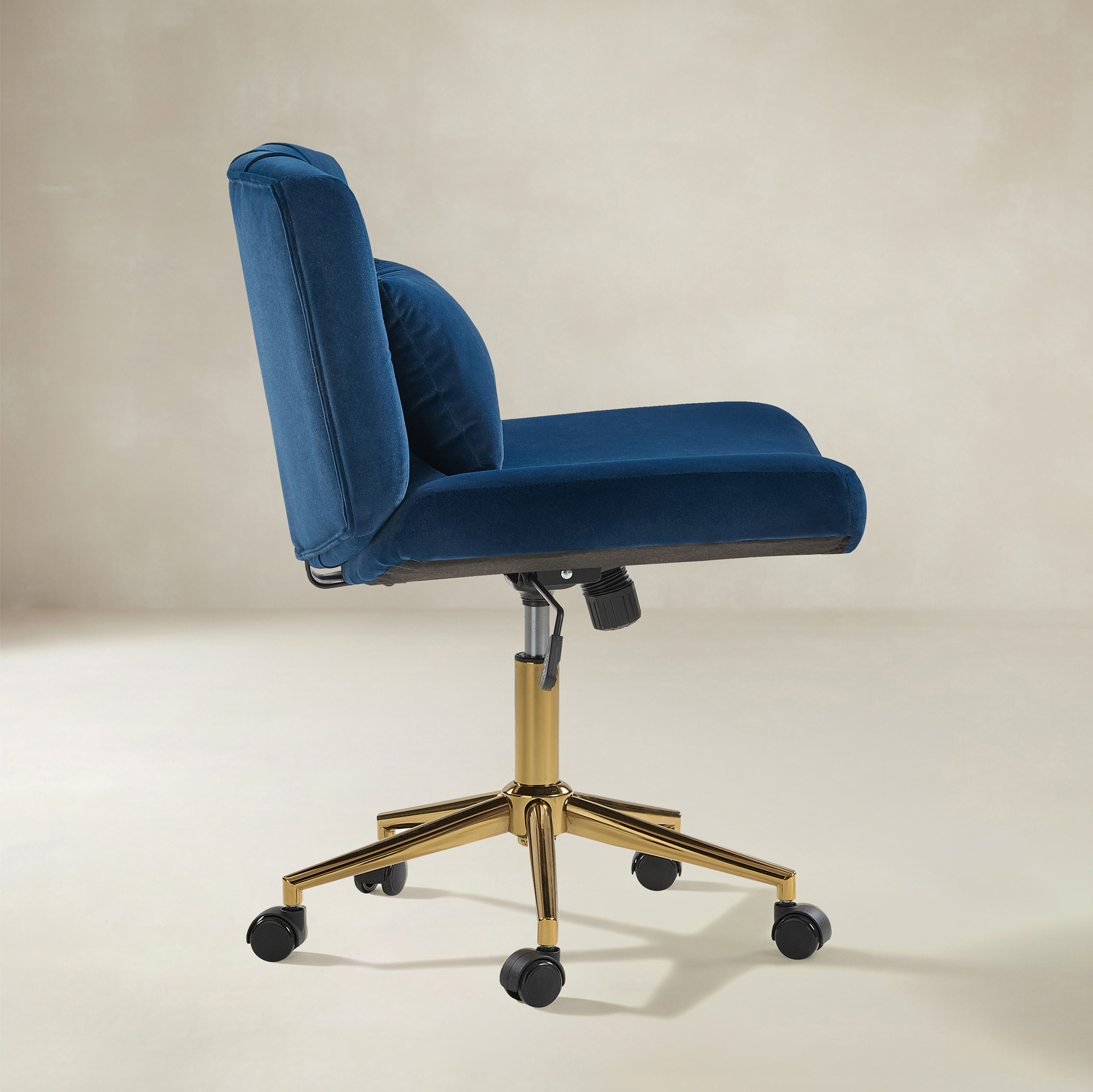 Norm Modern Flannel Adjustable Office Chair