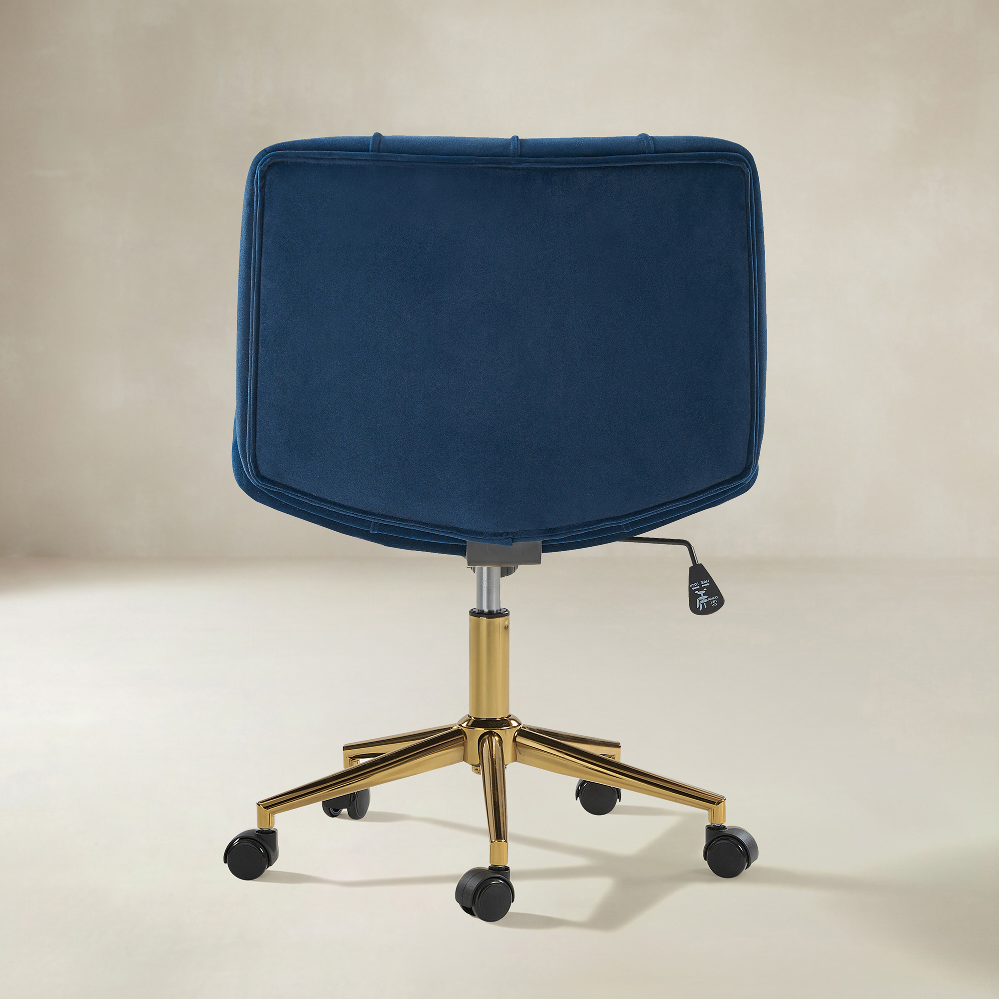 Norm Modern Flannel Adjustable Office Chair