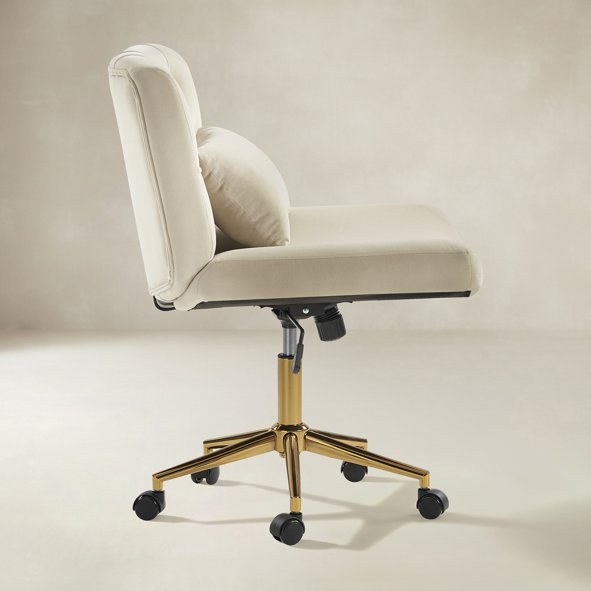 Norm Modern Flannel Adjustable Office Chair