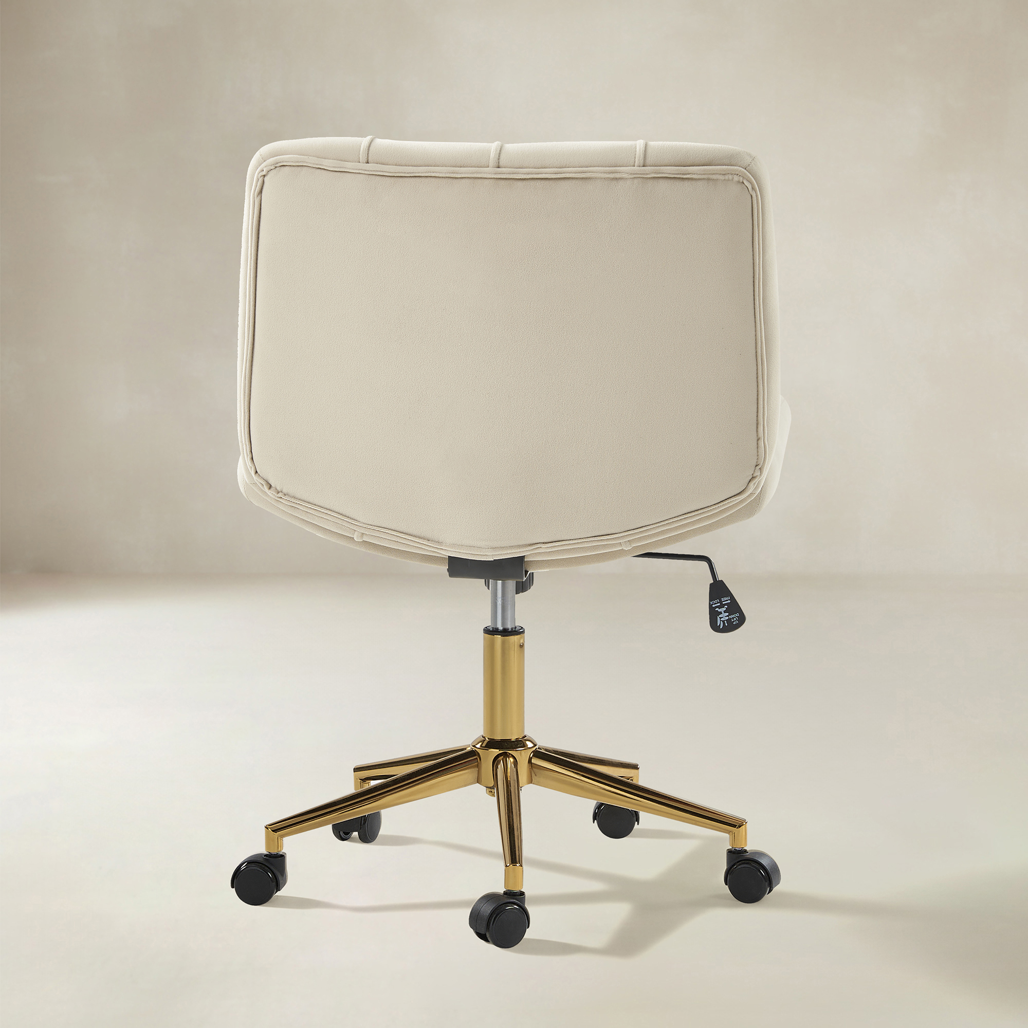 Norm Modern Flannel Adjustable Office Chair