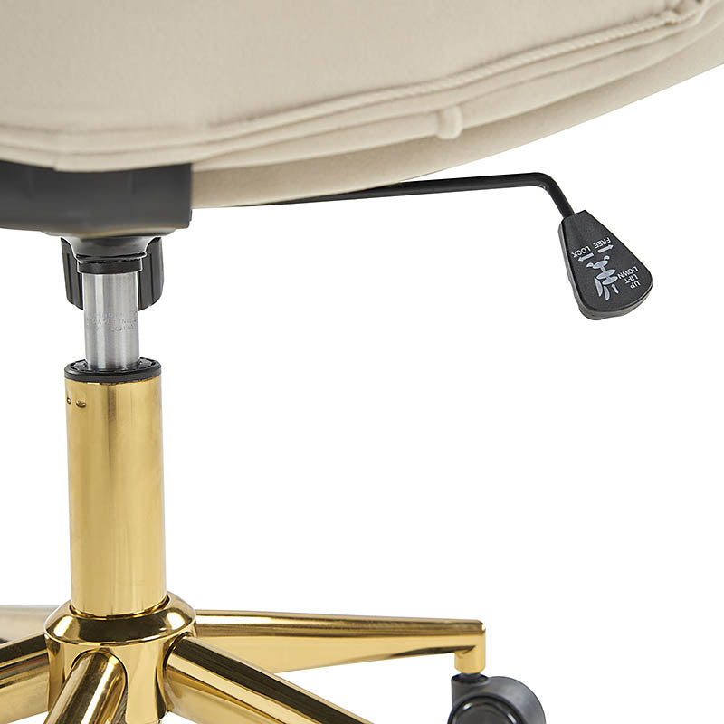 Norm Modern Flannel Adjustable Office Chair