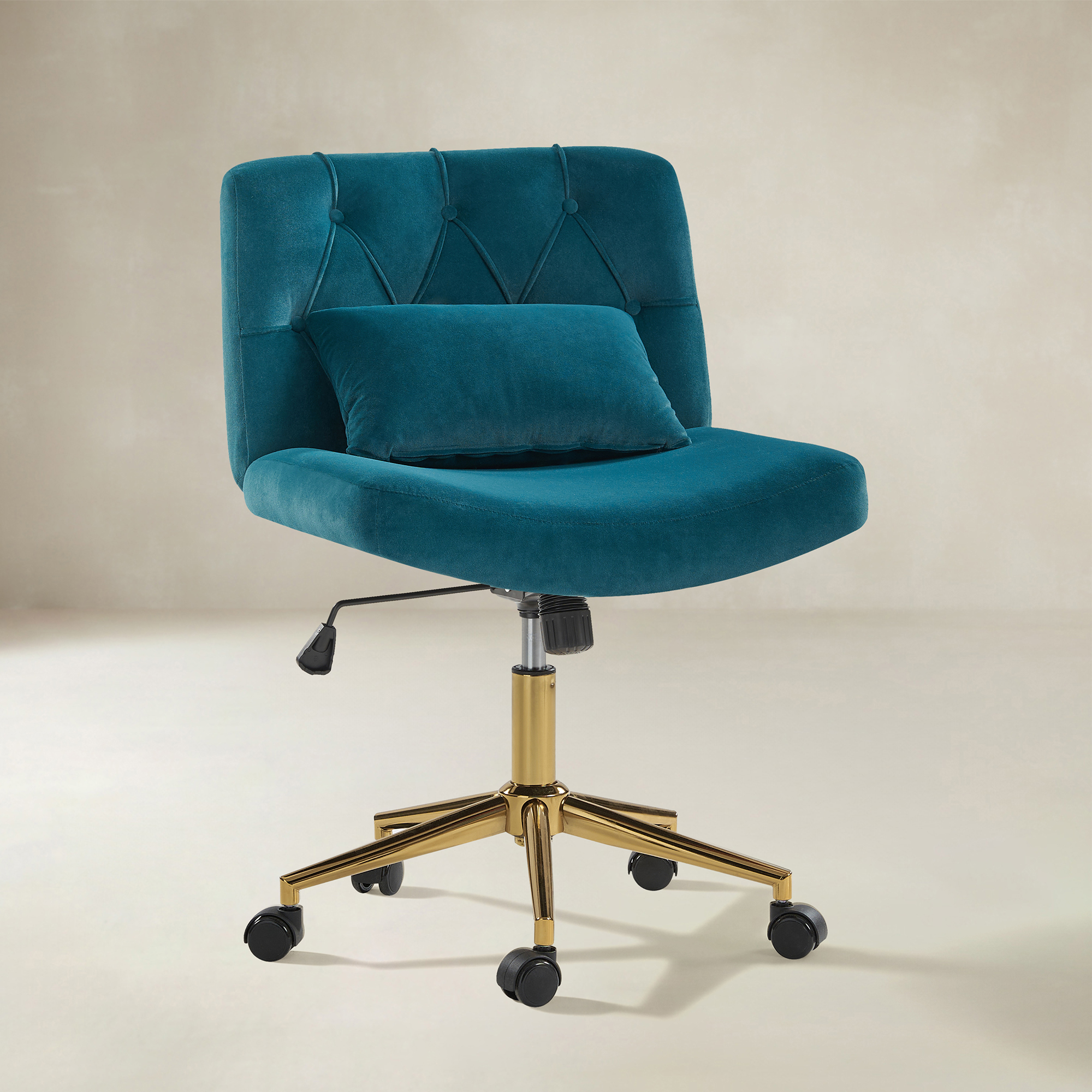 Norm Modern Flannel Adjustable Office Chair