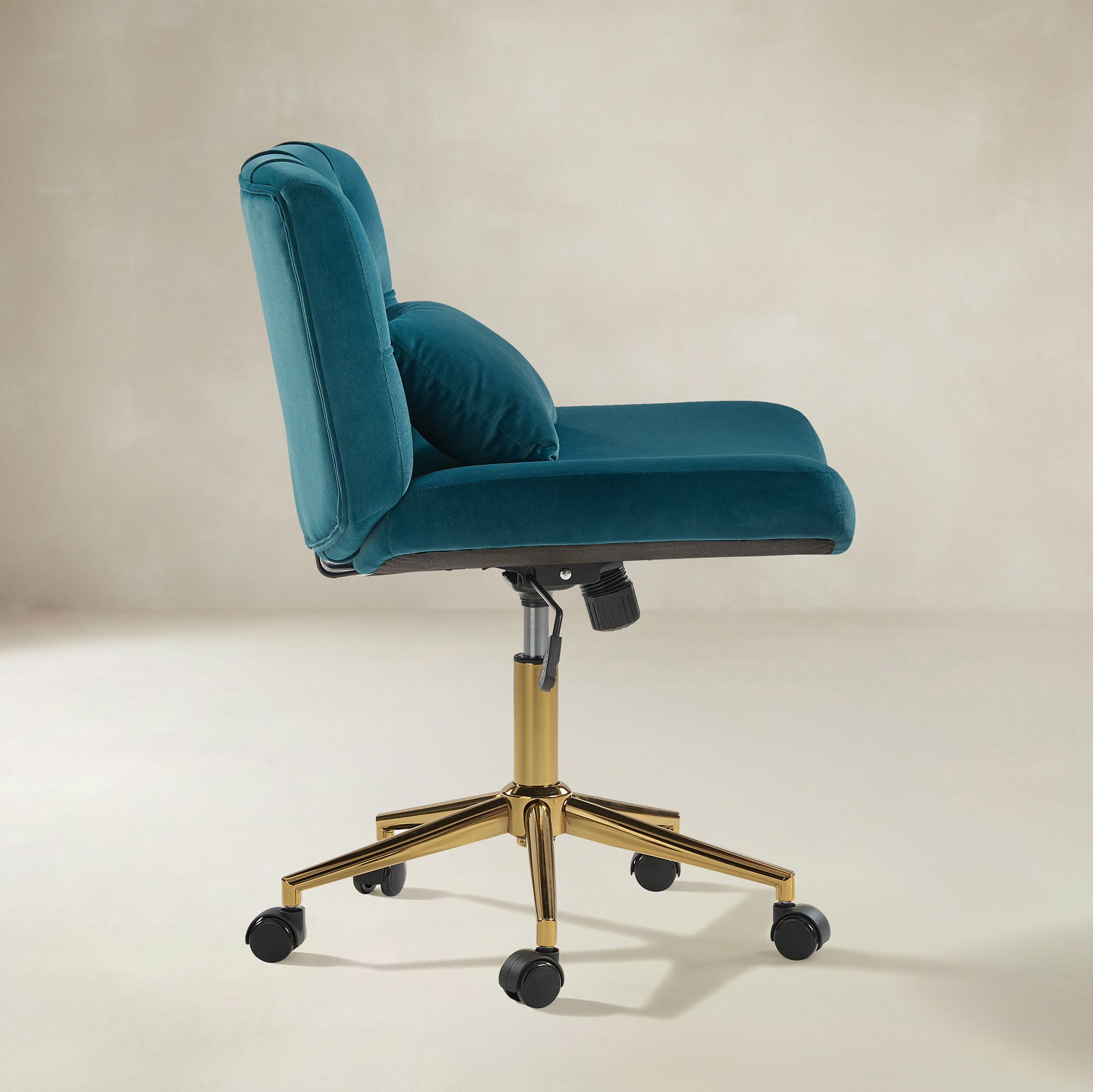 Norm Modern Flannel Adjustable Office Chair