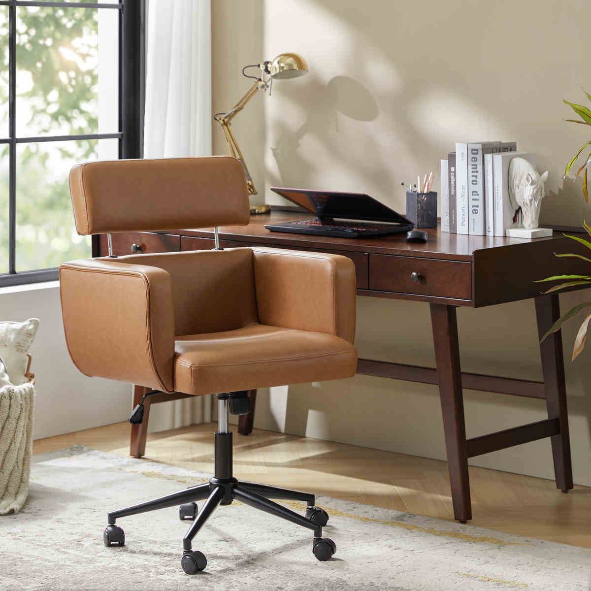 Sabina Ergonomic Swivel Office Chair with Adjustable Back