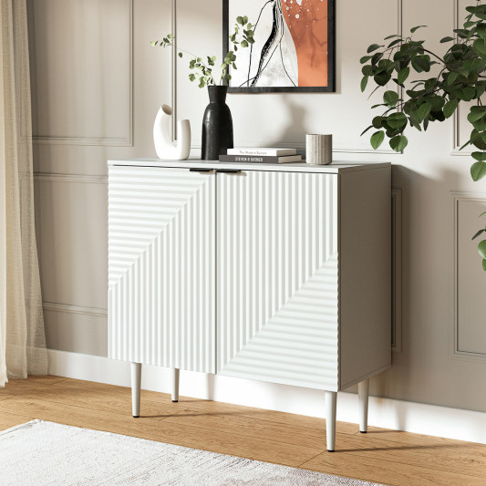 Lasse 89 cm Tall 2-Door Accent Cabinet