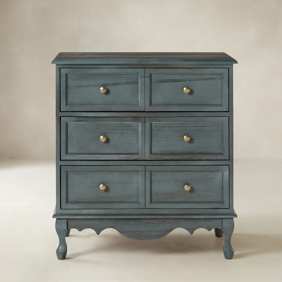 Galatea 3-Drawer Bedside Table with Charging Station