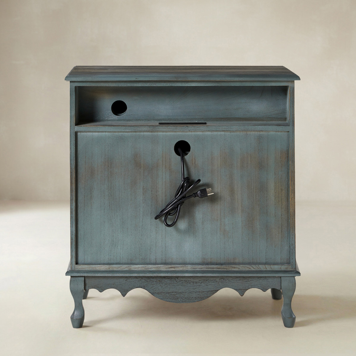 Galatea 3-Drawer Bedside Table with Charging Station