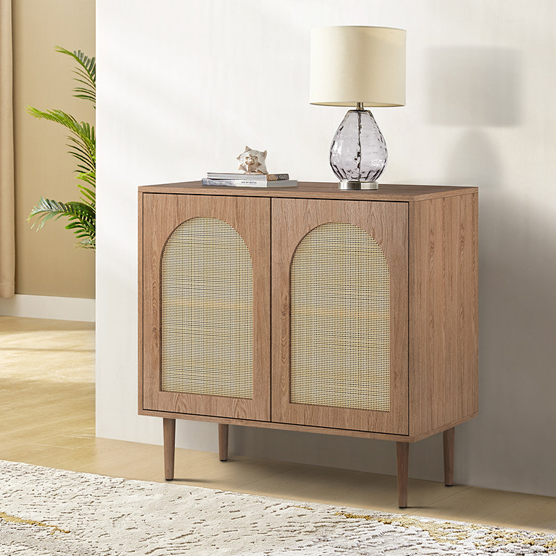 Norbert Rattan 2-Door Accent Cabinet with Shelves