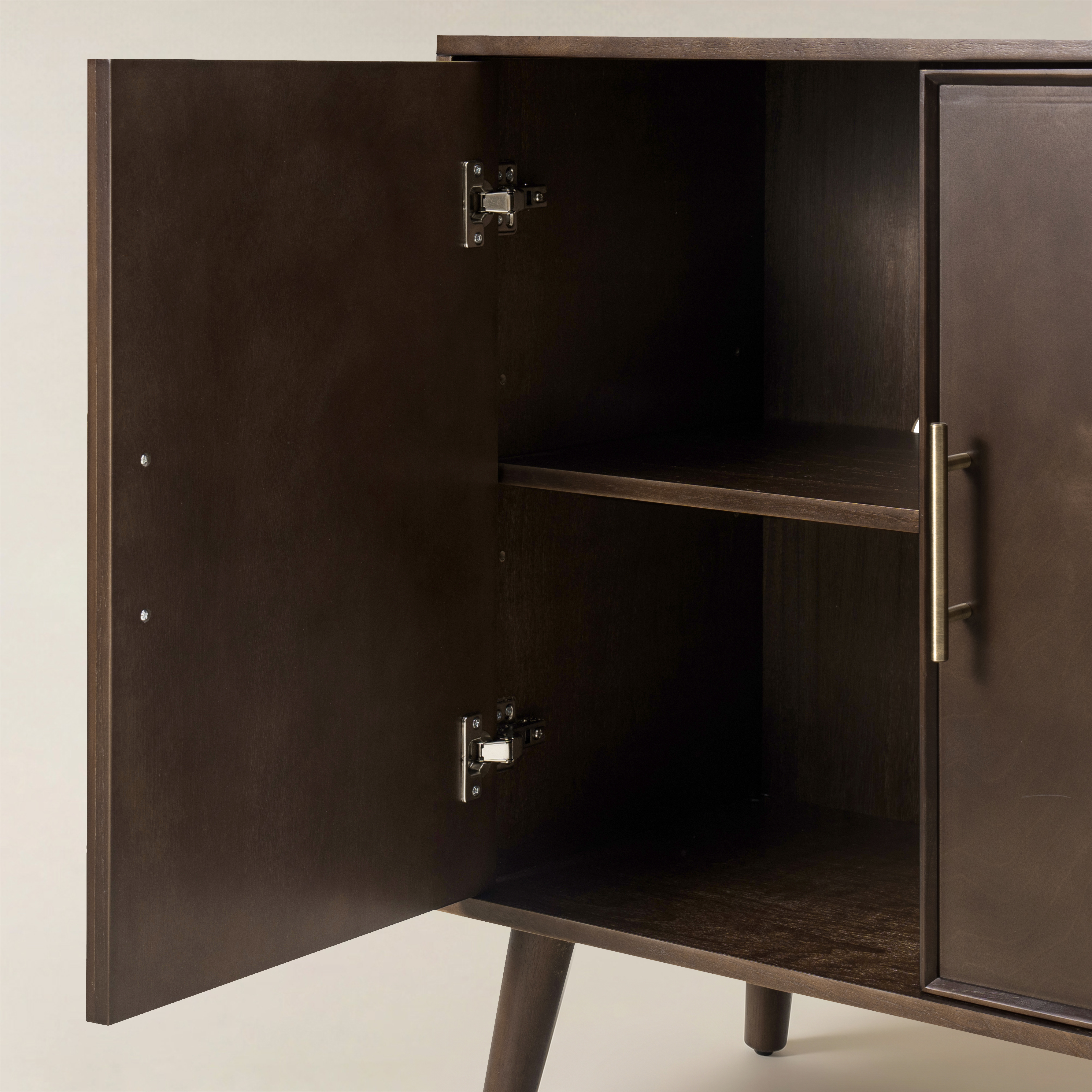 Anita 2-Door Accent Cabinet with Adjustable Shelves