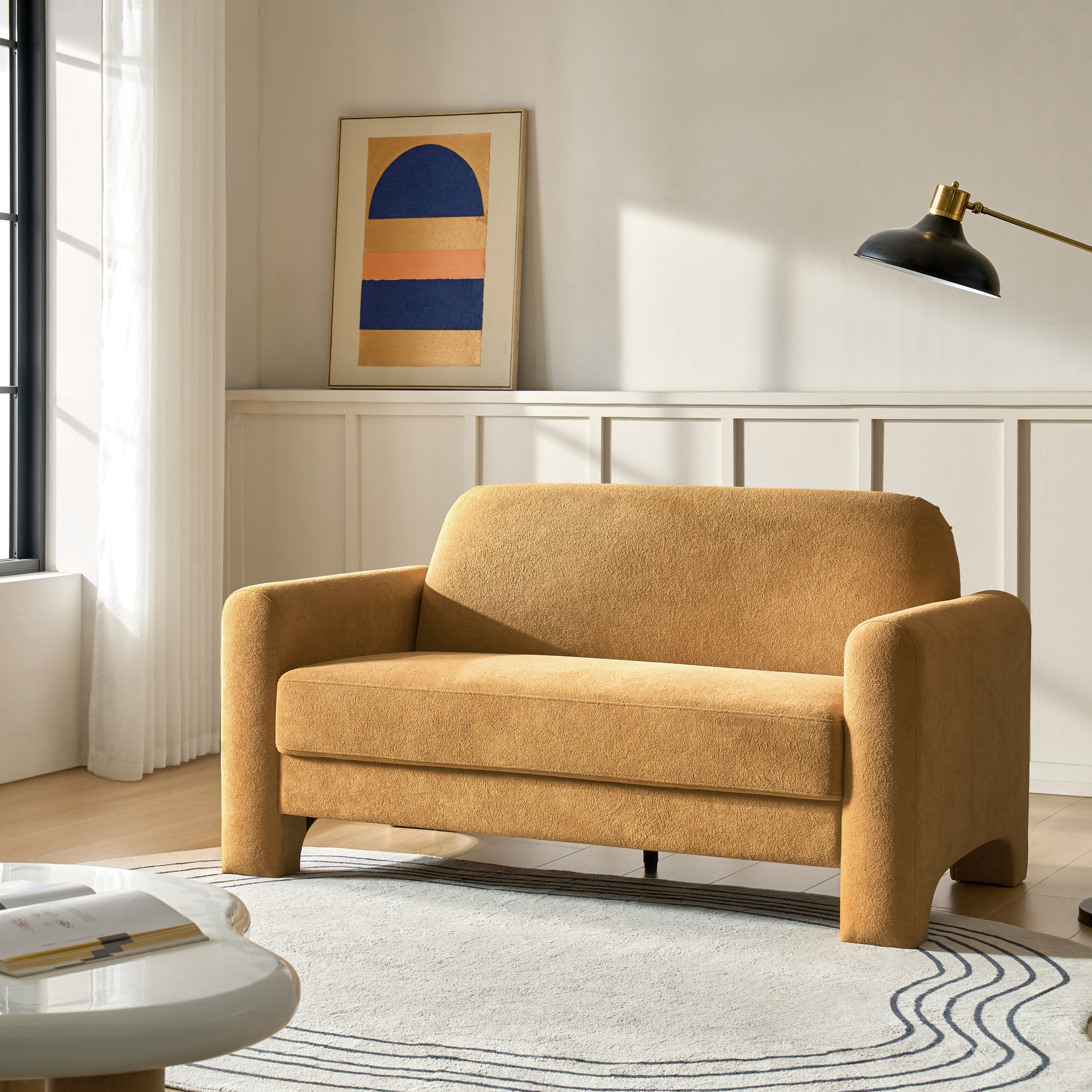 Karmen Chenille 2 Seater Sofa