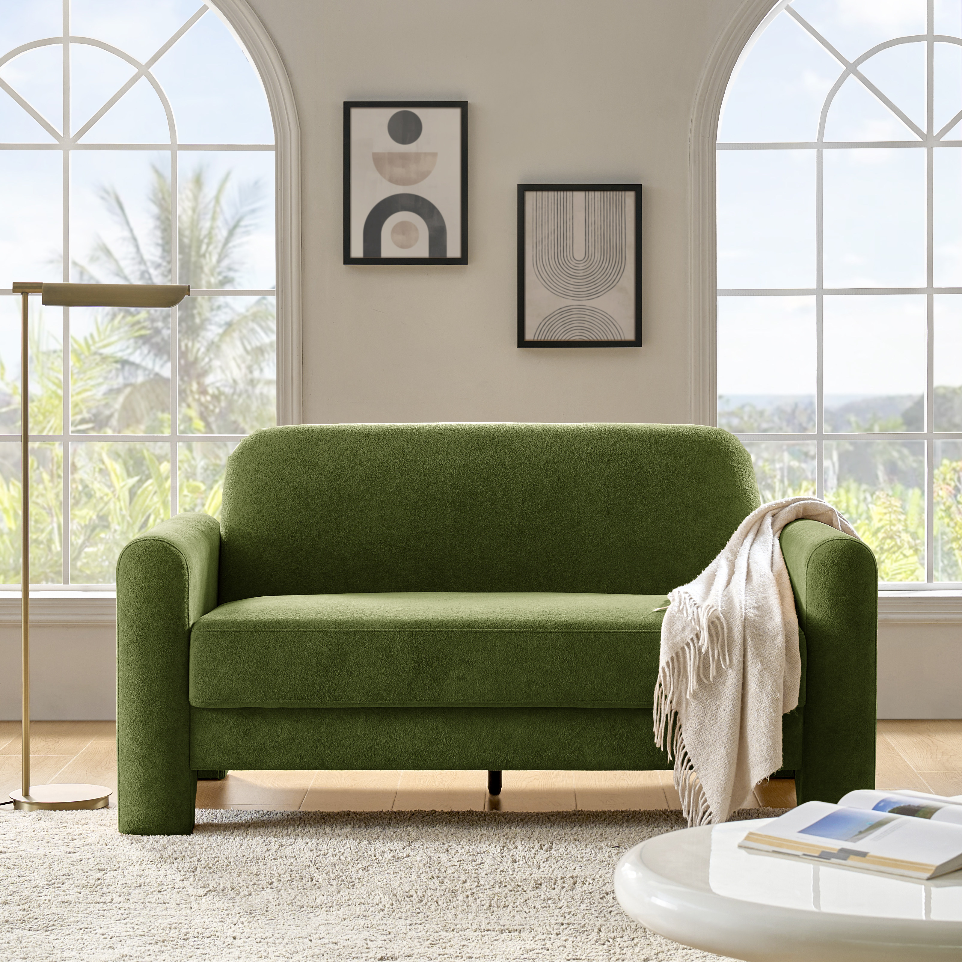 Karmen Chenille 2 Seater Sofa