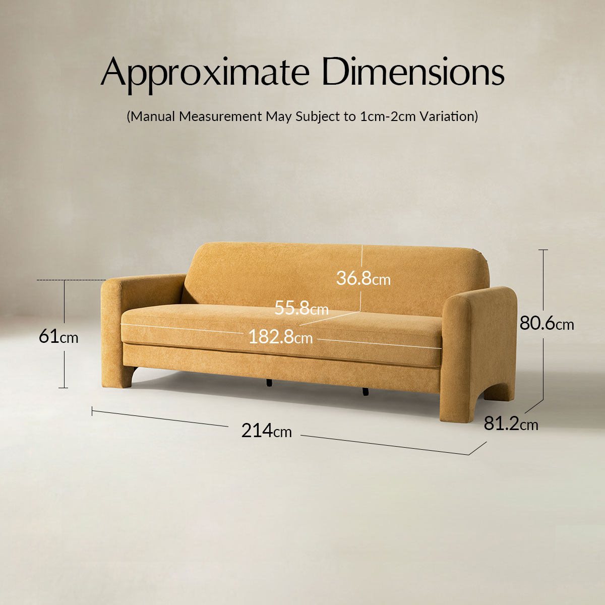 Elio Modern Chenille Sofa
