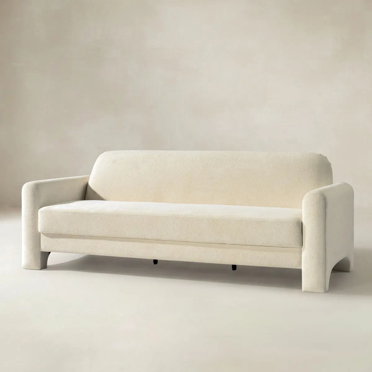 Elio Modern Chenille Sofa & Soren Chenille Accent Chair Furniture Set