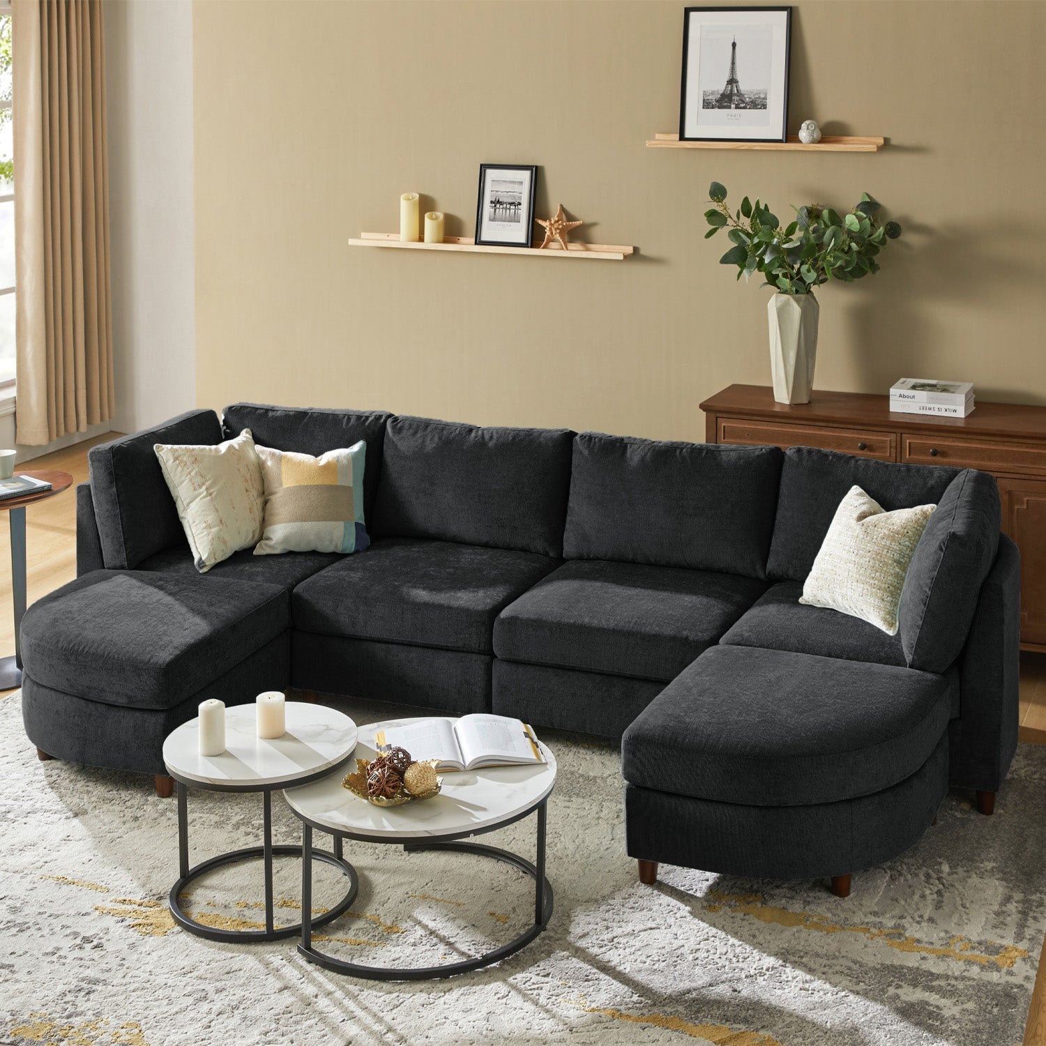 Gabriella Modular Sectional Sofa with Storage