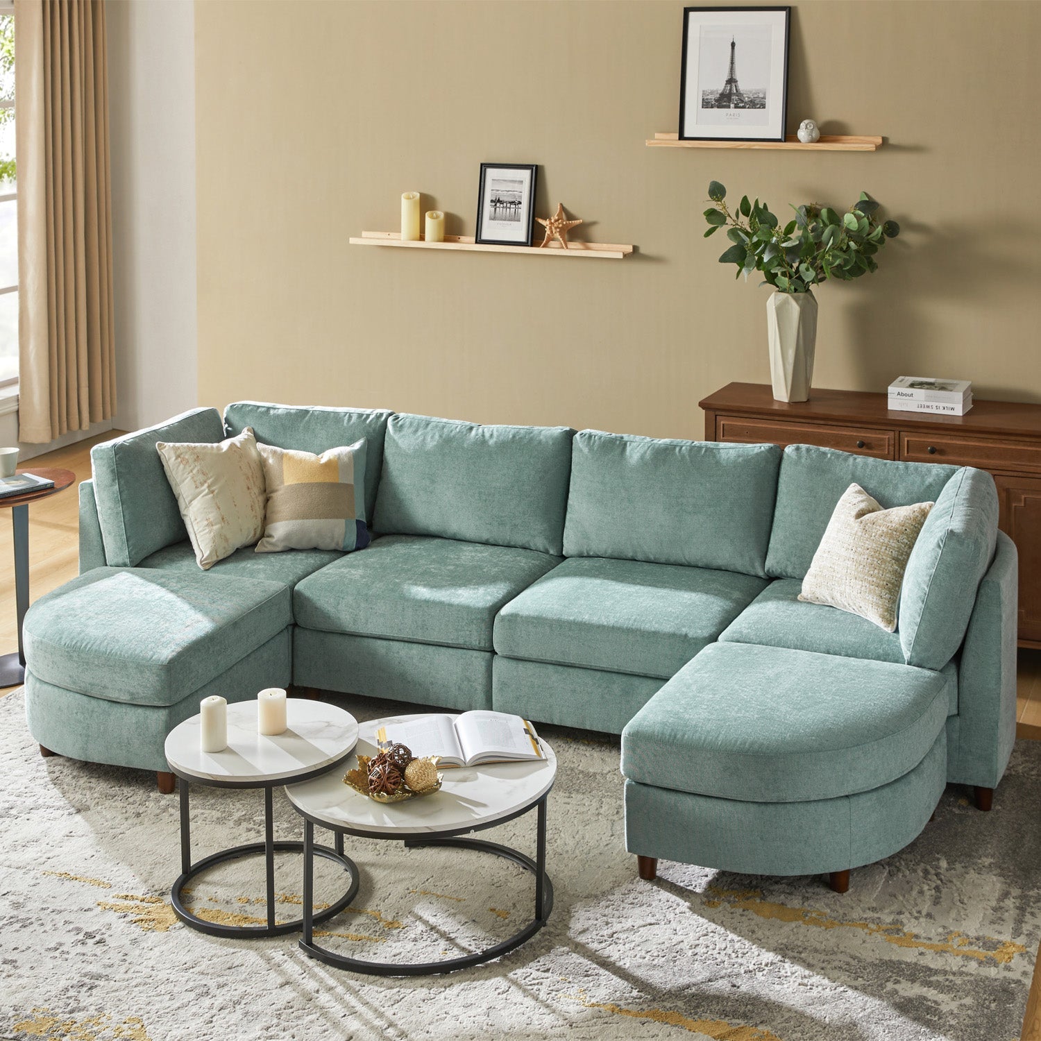 Gabriella Modular Sectional Sofa with Storage