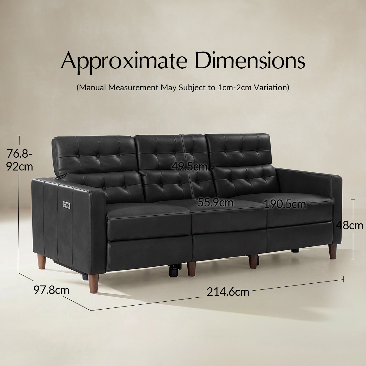 Viktor Power Reclining Sectional Sofa with Adjustable Headrests