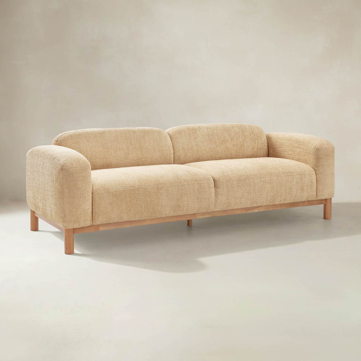 Diego Modern Low-Profile Sofa with Deep Cushioned Seat
