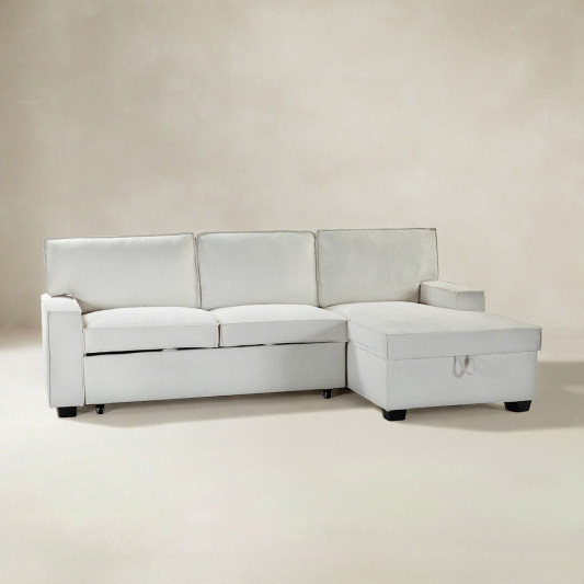 Sendera Classic Sleeper Sofa with Storage &amp; Pull-Out Bed