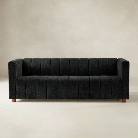 Botham Bouclé Sofa with Hidden Low-Profile Legs