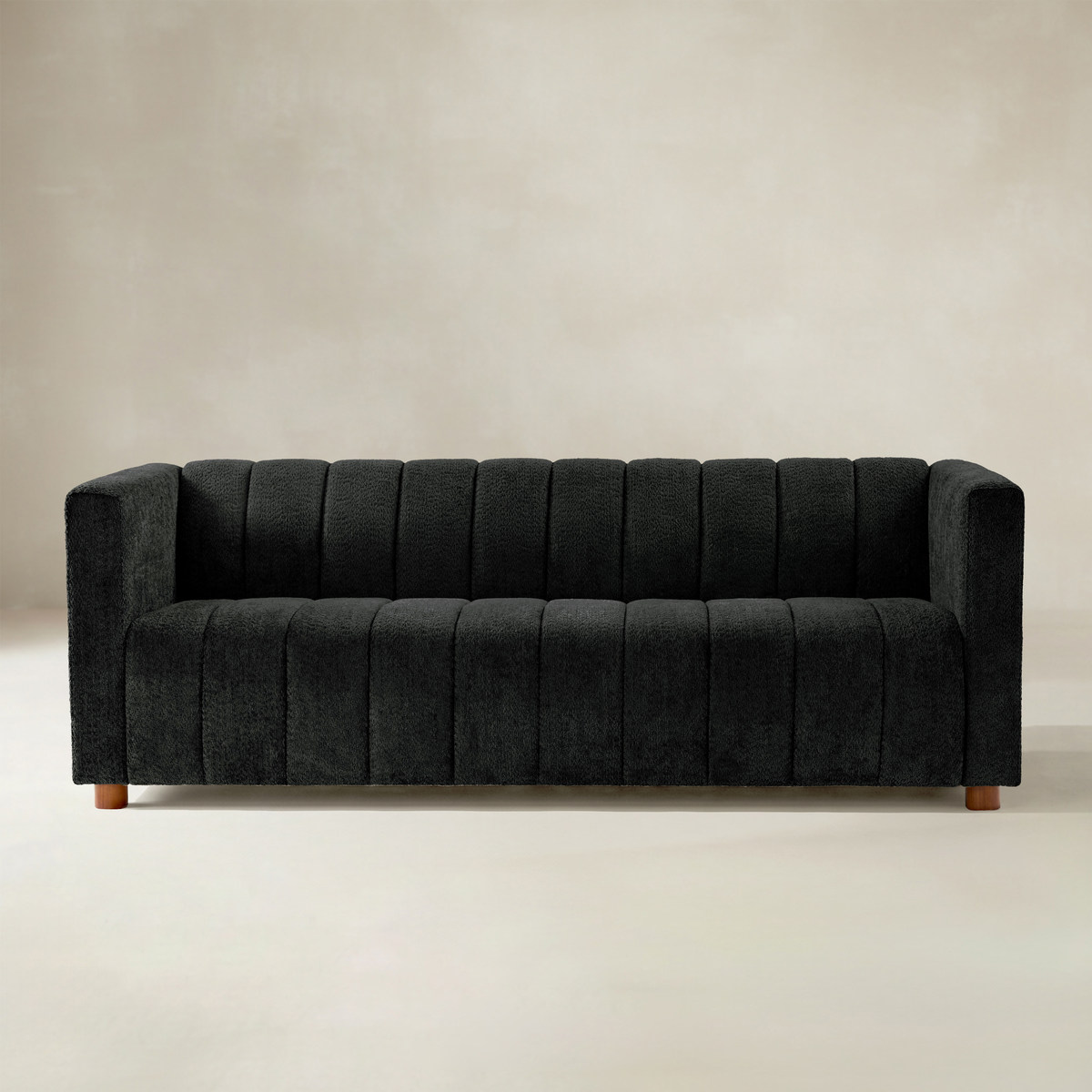Botham Bouclé Sofa with Hidden Low-Profile Legs