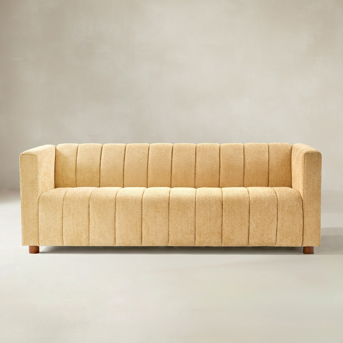 Botham Bouclé Sofa with Hidden Low-Profile Legs