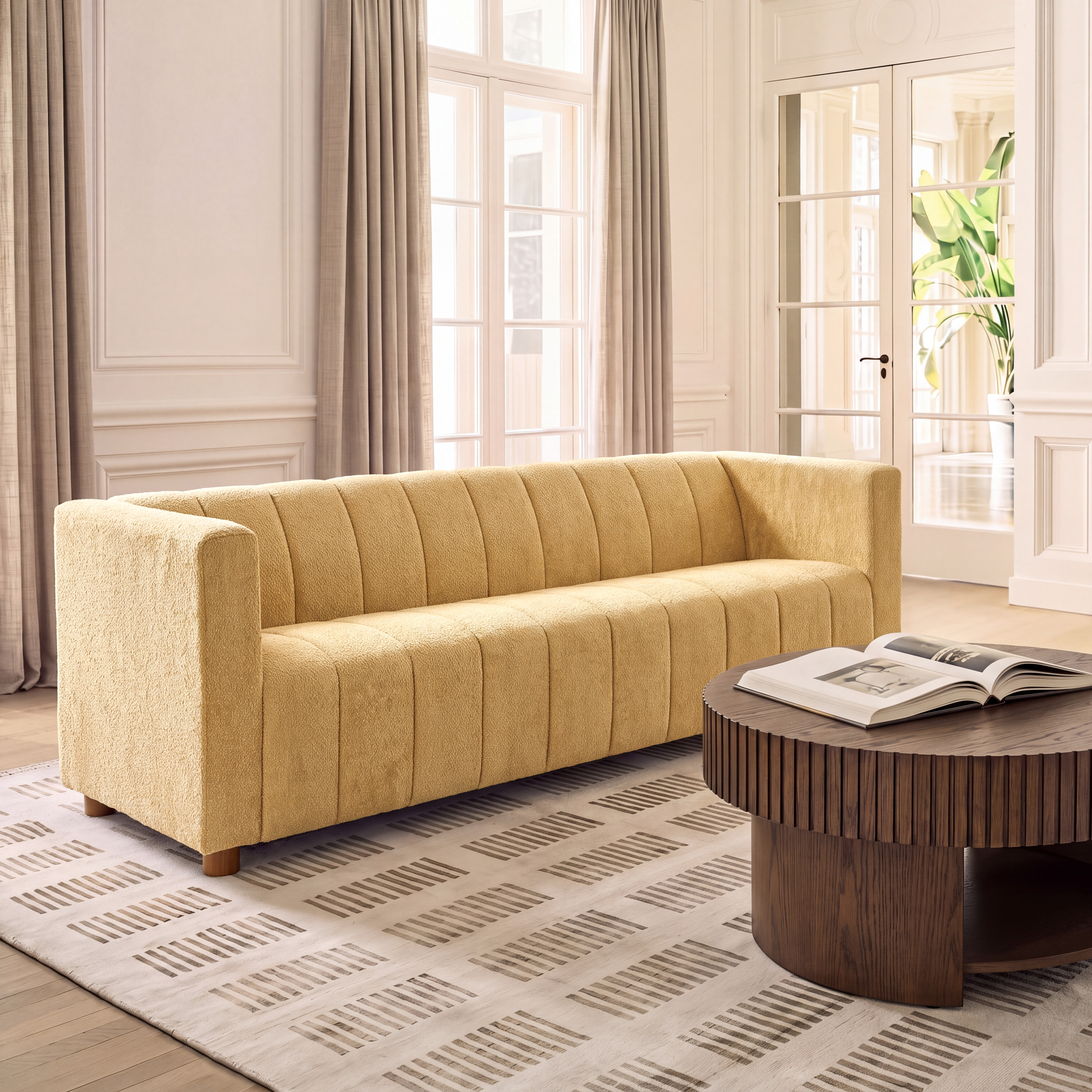 Botham Bouclé Sofa with Hidden Legs | Hulala Home UK