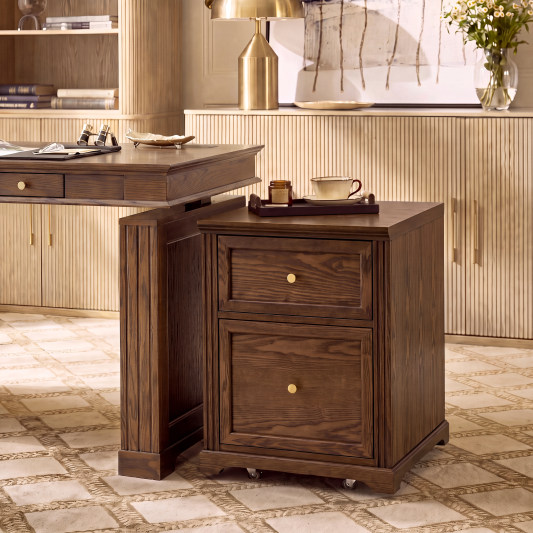 Julia Farmhouse Wood Filing Cabinets