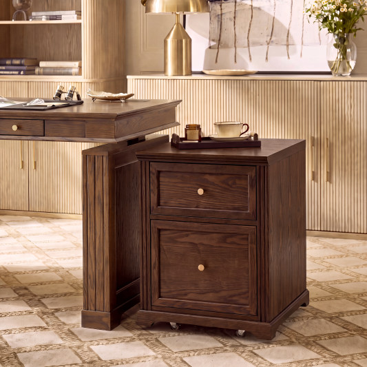 Julia Farmhouse Wood Filing Cabinets