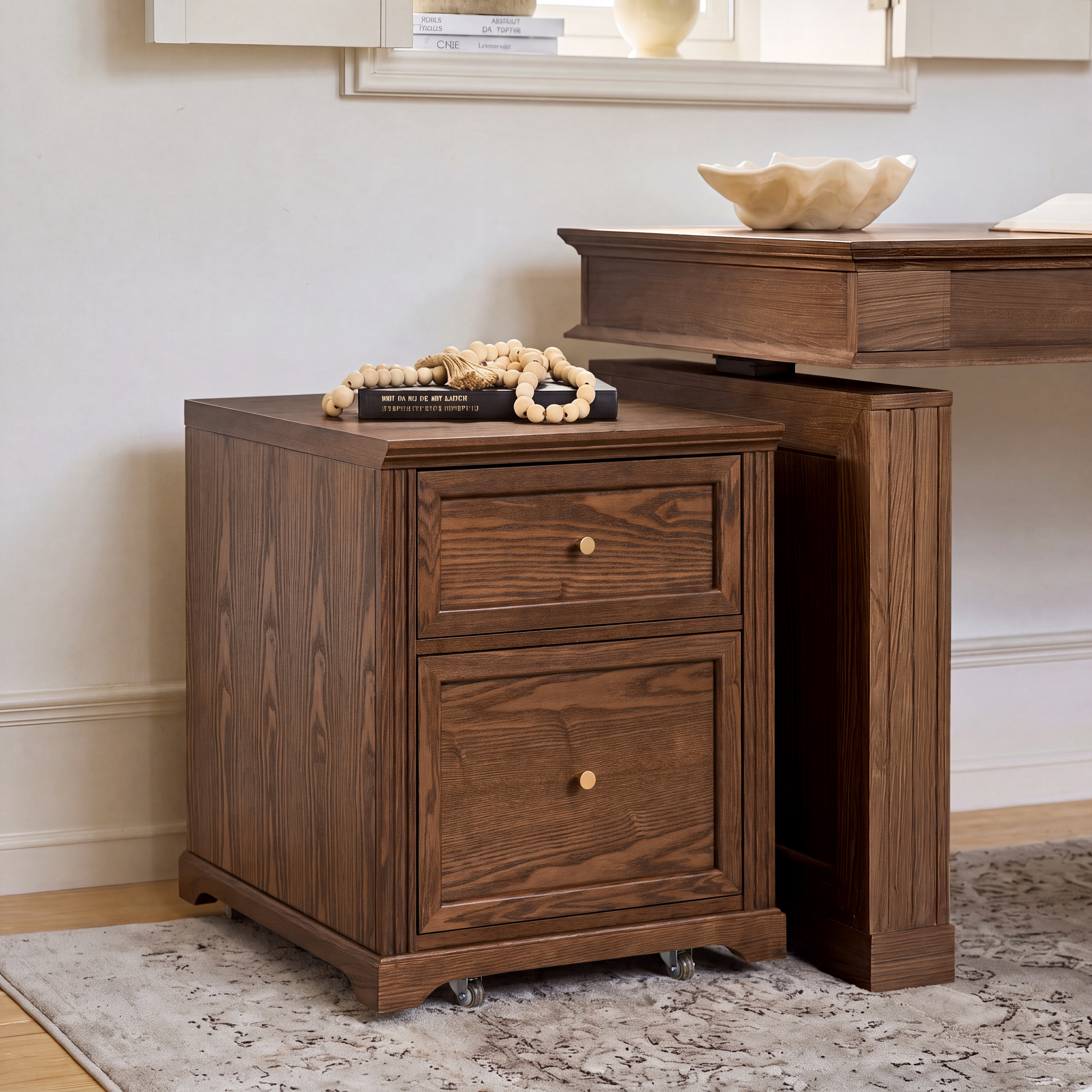Julia Farmhouse Wood Filing Cabinets