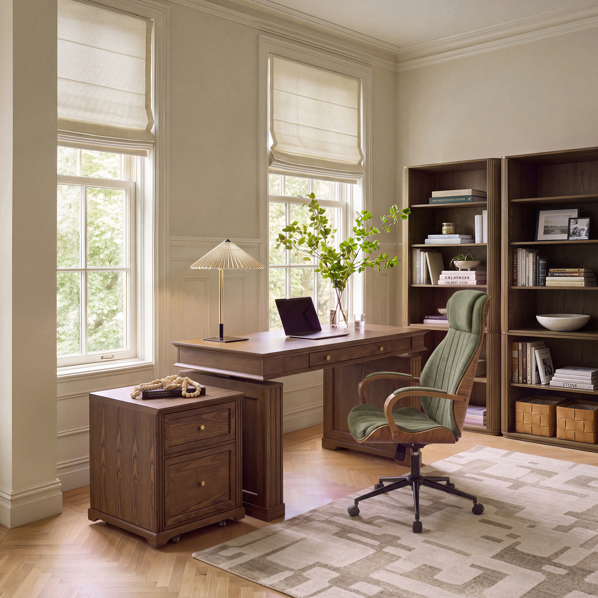 Julia Farmhouse Wood Filing Cabinets