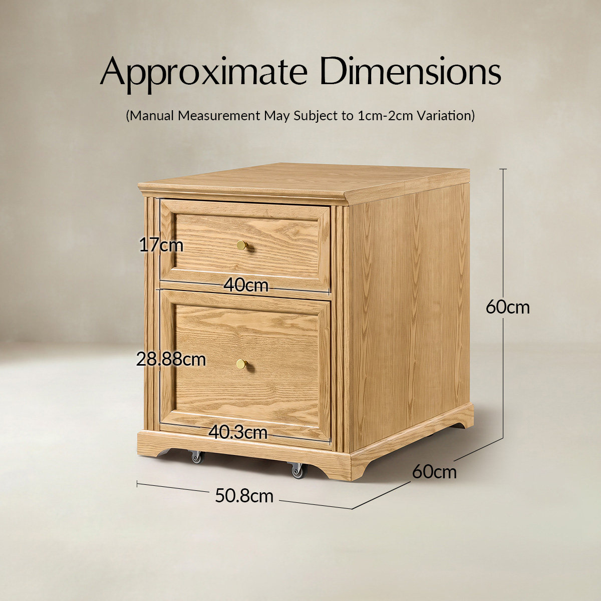 Julia Farmhouse Wood Filing Cabinets