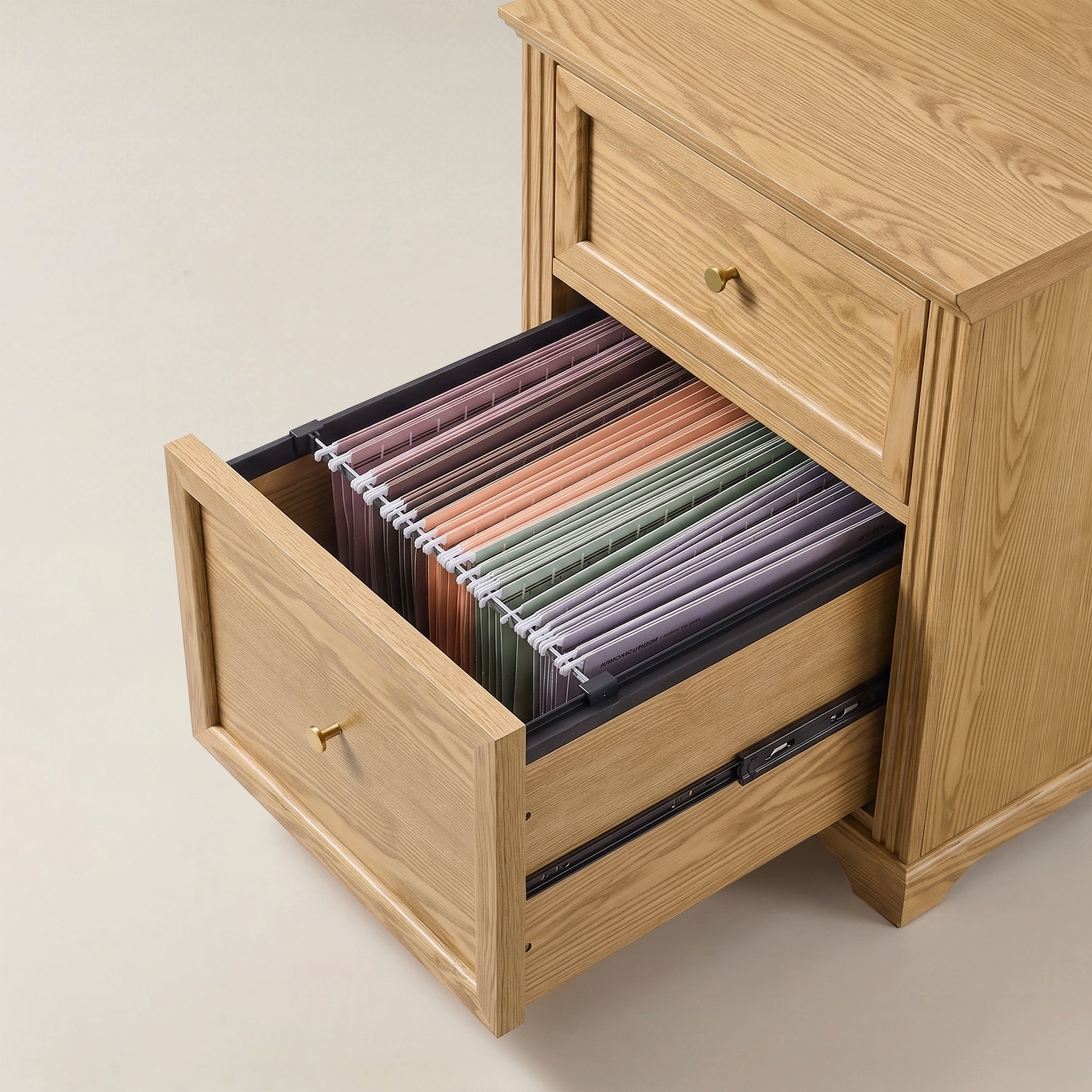 Julia Farmhouse Wood Filing Cabinets