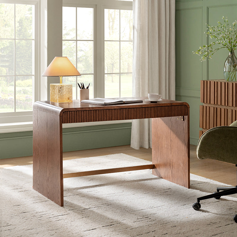 Baggio Modern Fluted Home Office Desk