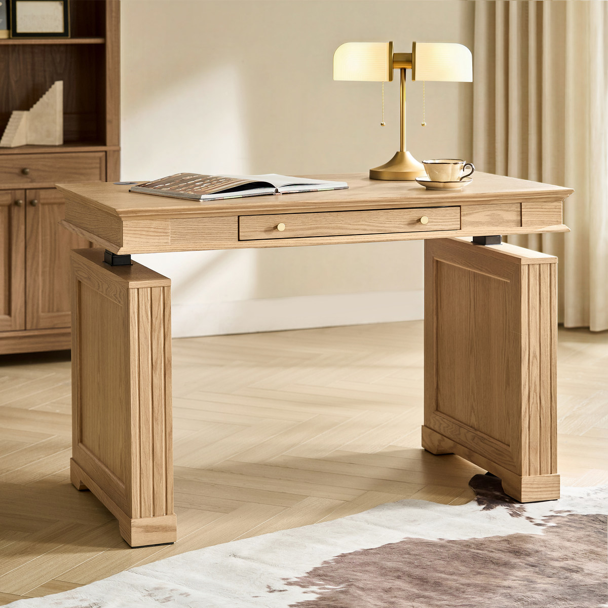 Julia Farmhouse  Electric Adjustable Standing Desk