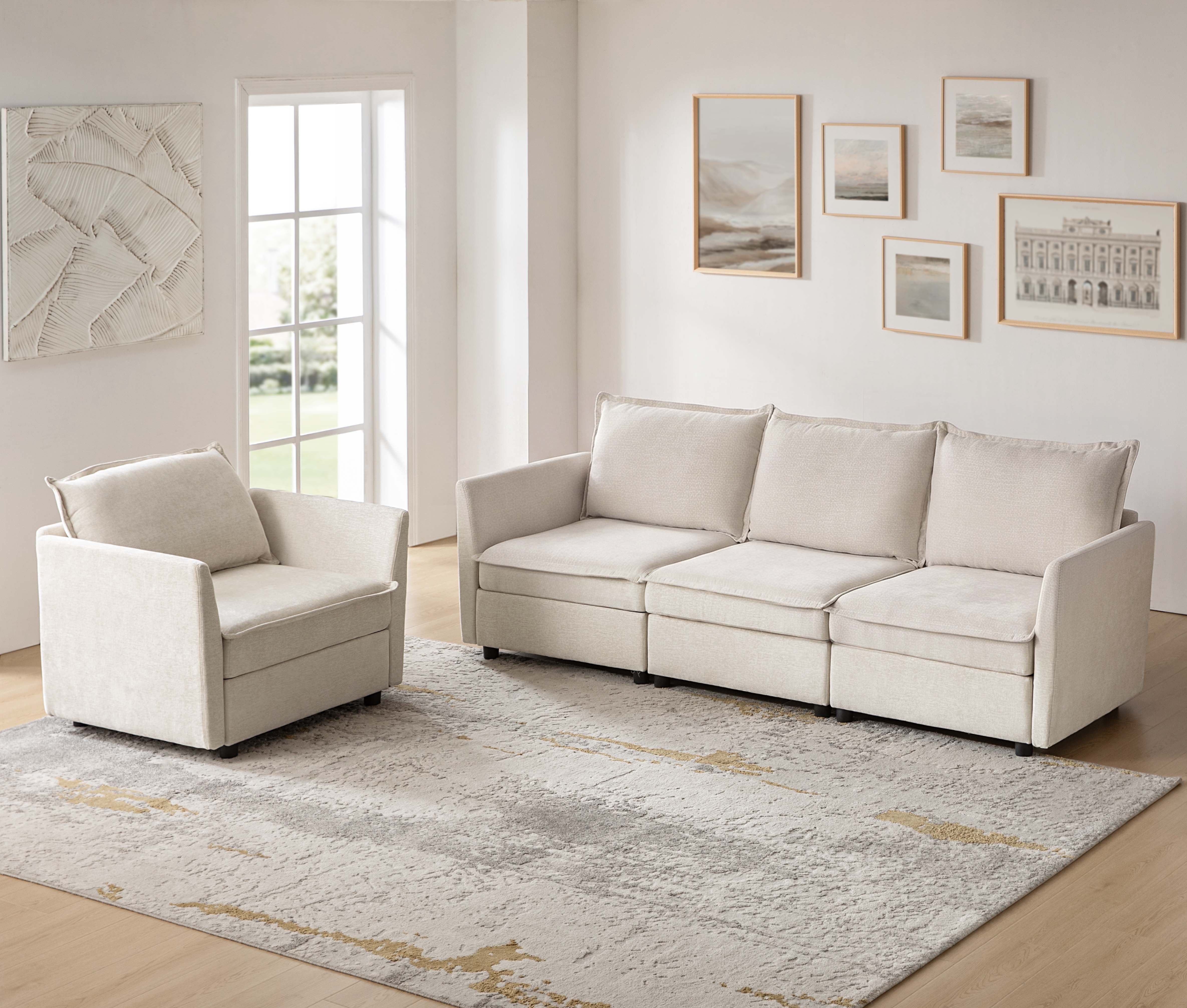 Victoria Modular Sectional Sofa with Storage