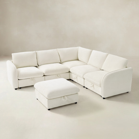 Alex Modular Sectional Sofa with Hidden Storage