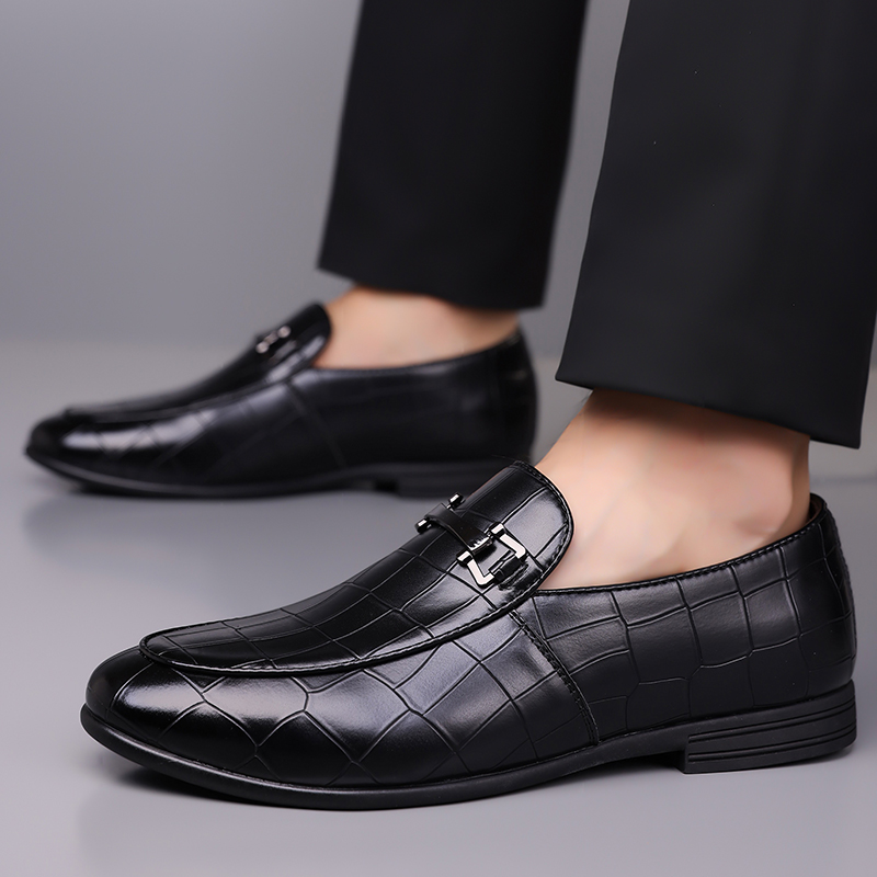 Men's Fashion Calfskin Leather Shoes