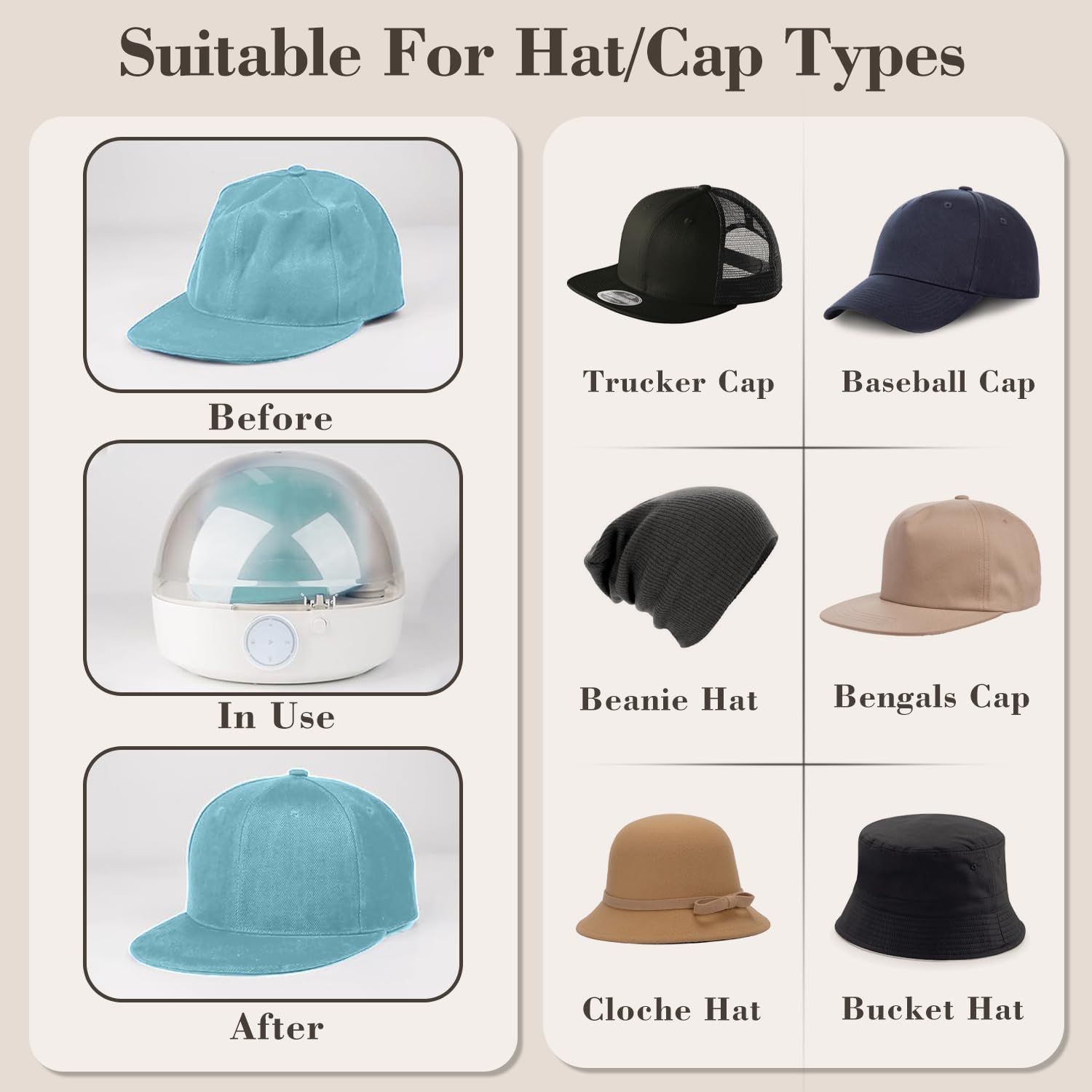 Cap Care Machine for Iron and Dry
