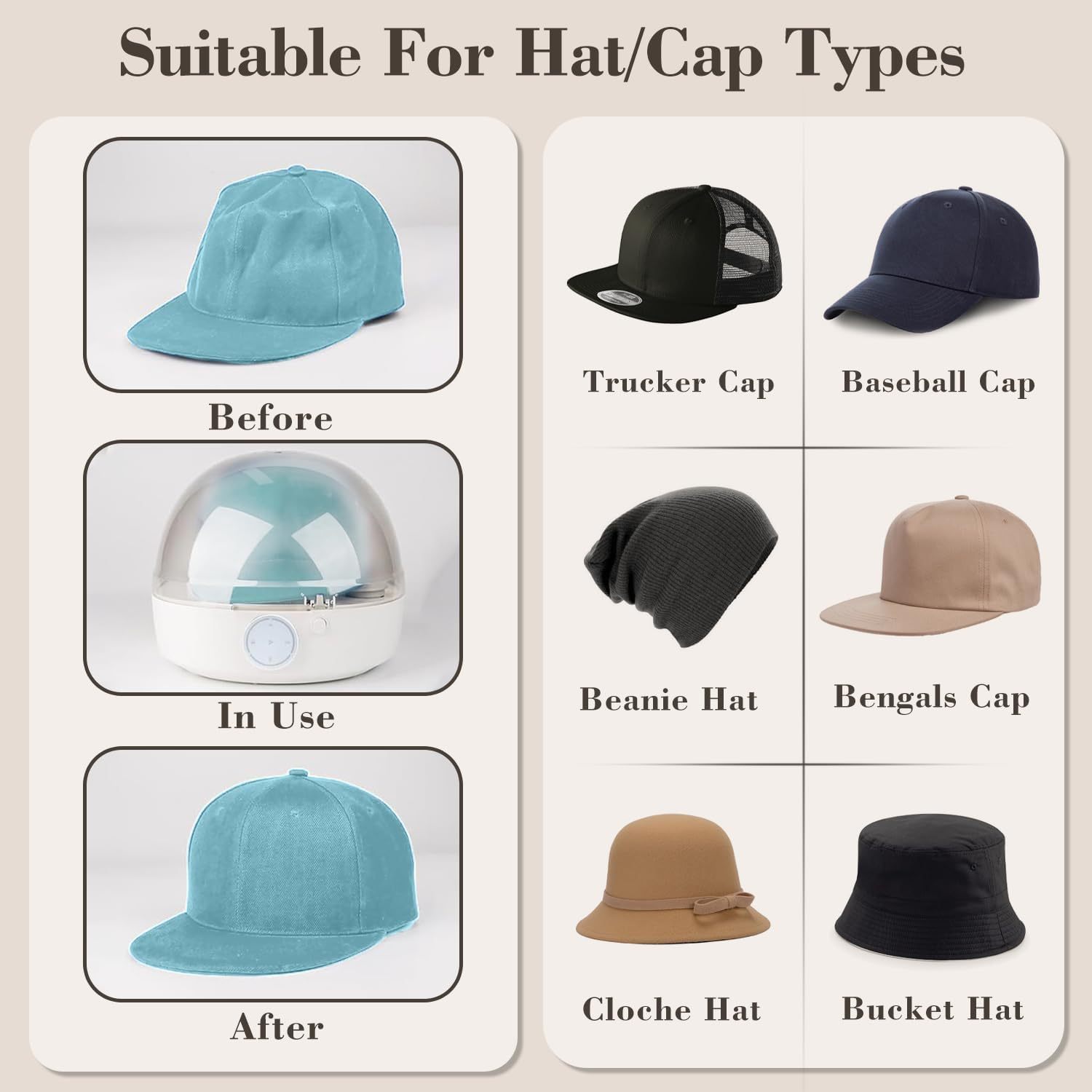 Cap Care Machine for Iron and Dry
