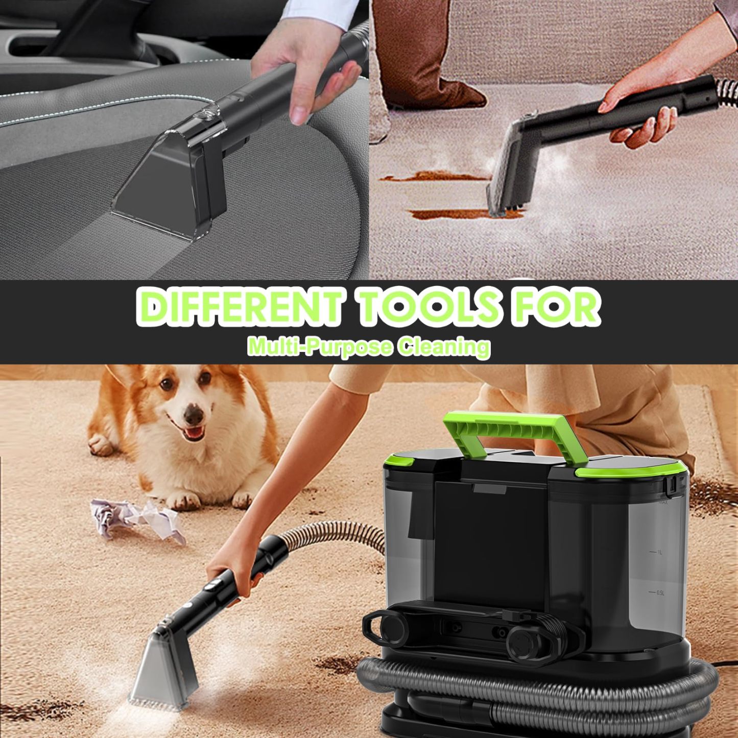 Portable Carpet & Upholstery Cleaner